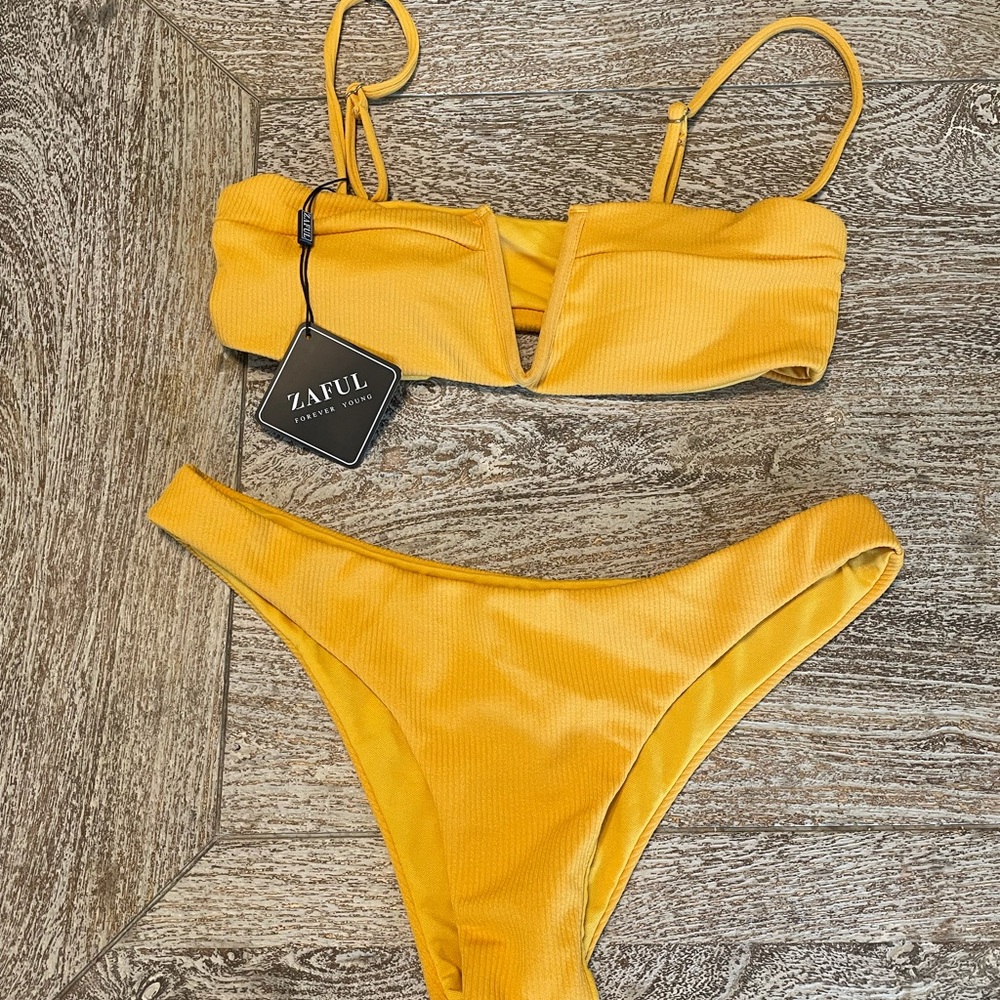 Never worn bikini